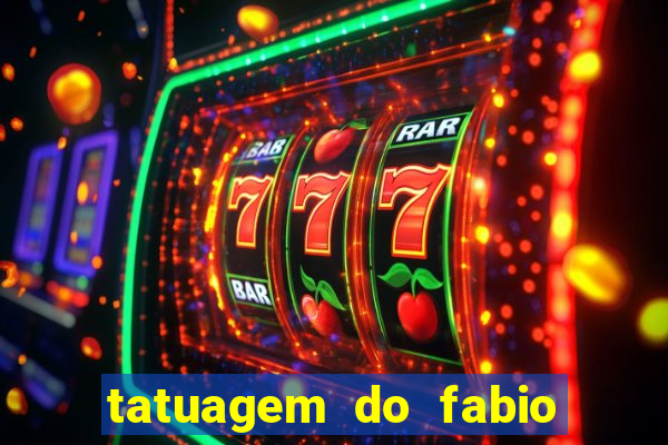 tatuagem do fabio goleiro do cruzeiro